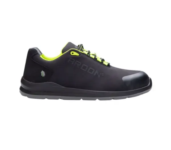 Pantofi de protectie cu bombeu metalic si lamela, Ardon SOFTEX S1P, culoarea negru 38, NEGRU-GALBEN