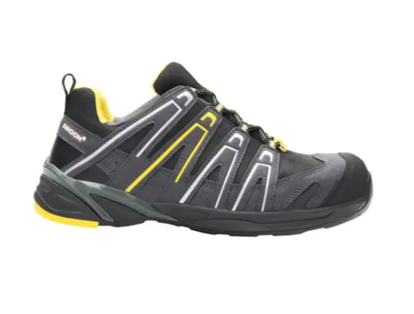 Pantofi de protectie S1 cu bombeu compozit, Ardon DIGGER, culoarea gri 44, GRI-GALBEN
