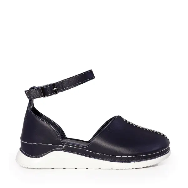 Pantofi decupați femei Luca di Gioia bleumarin din piele 3299dd1100bl
