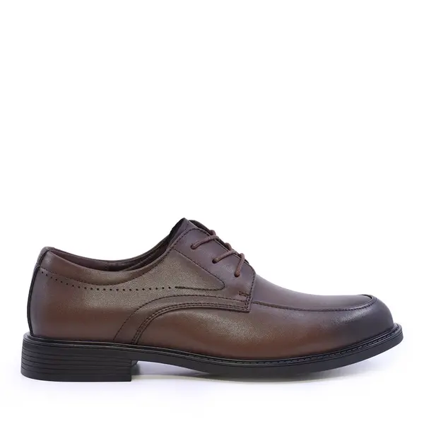 Pantofi derby bărbați Benvenuti maro din piele 3852BP093M