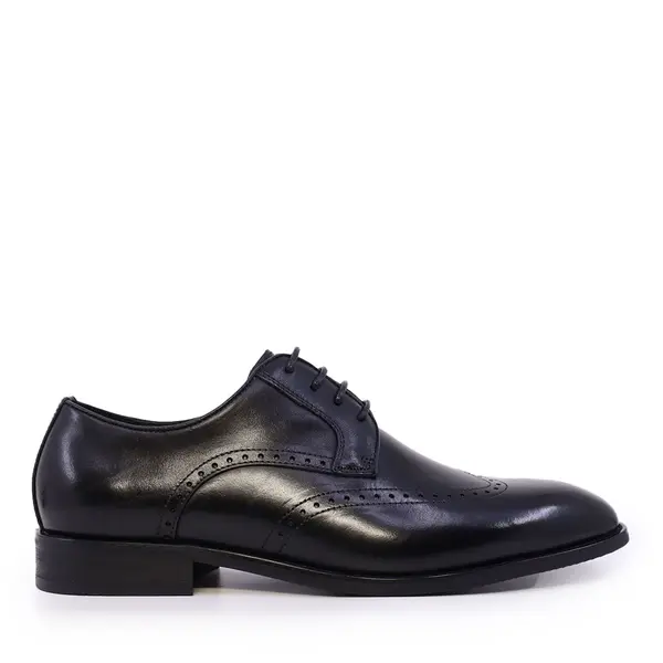 Pantofi derby bărbați Luca di Gioia negri din piele 2931BP0813N