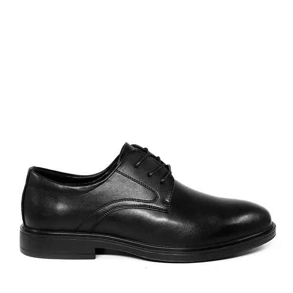 Pantofi derby bărbați Luca di Gioia negri din piele 3910BP741N