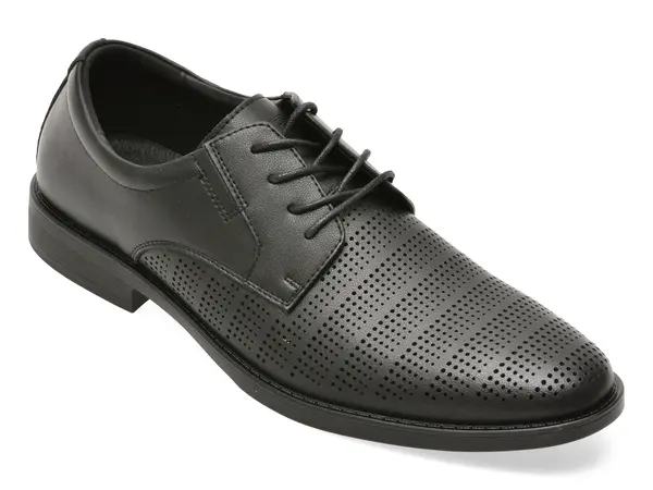 Pantofi eleganti BITE THE BULLET negri, 5670, din piele naturala