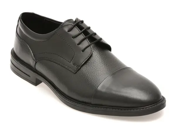 Pantofi eleganti BITE THE BULLET negri, FH2200, din piele naturala