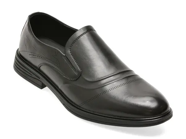 Pantofi eleganti BITE THE BULLET negri, T86191, din piele naturala