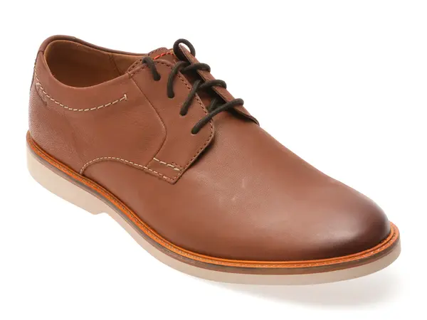 Pantofi eleganti CLARKS maro, ATTICUS LT LACE, din piele naturala