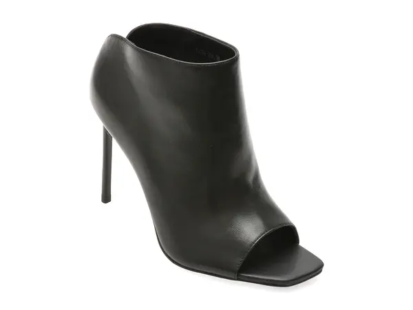Pantofi eleganti EPICA PREMIUM negri, 20136, din piele naturala