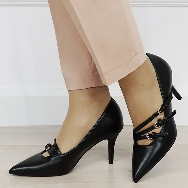 Pantofi eleganti negri 5509 01