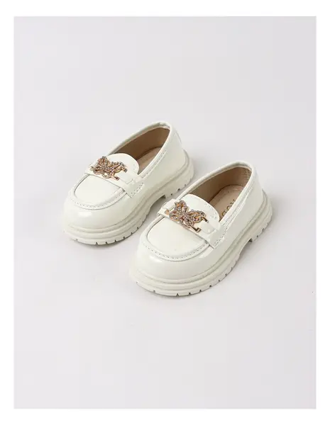 Pantofi eleganti Raissa alb