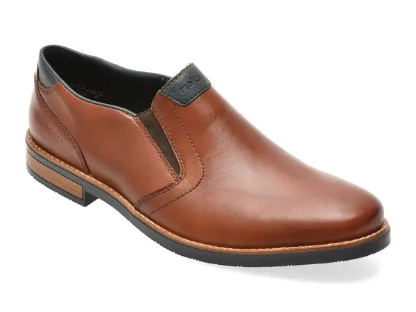 Pantofi eleganti RIEKER maro, 13557, din piele naturala