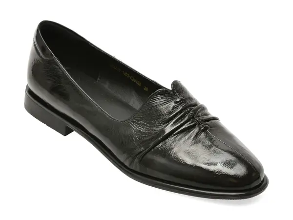 Pantofi EPICA negri, 3F2273, din piele naturala lacuita