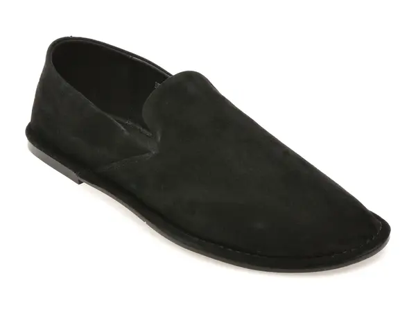 Pantofi EPICA negri, HF1702, din piele intoarsa
