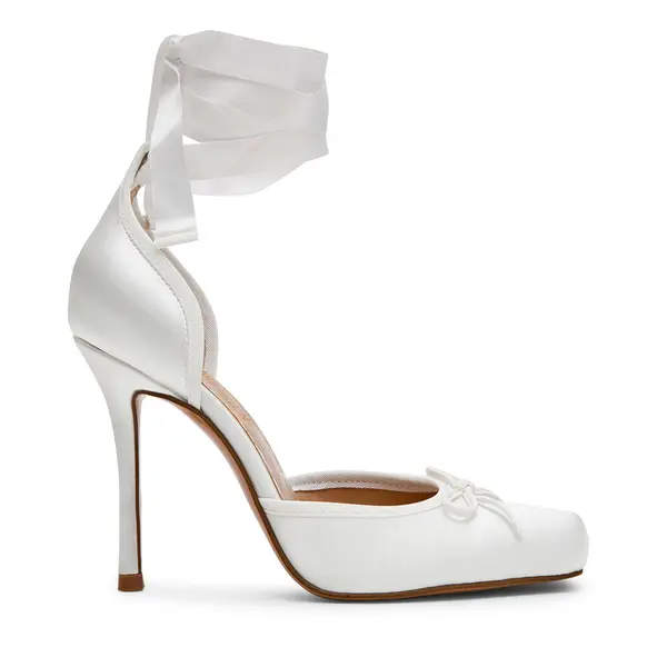 Pantofi femei Steve Madden Ballet ivoire cu toc înalt 1461DDLARINAIV