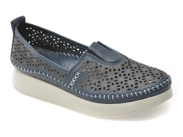 Pantofi FLAVIA PASSINI bleumarin, 2712L, din piele naturala