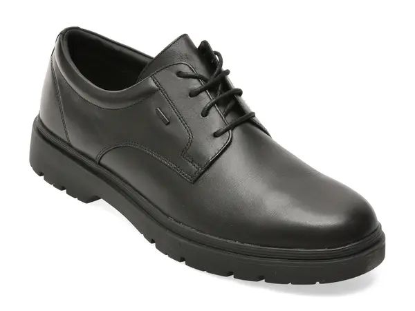 Pantofi GEOX negri, U46HNB, din piele naturala