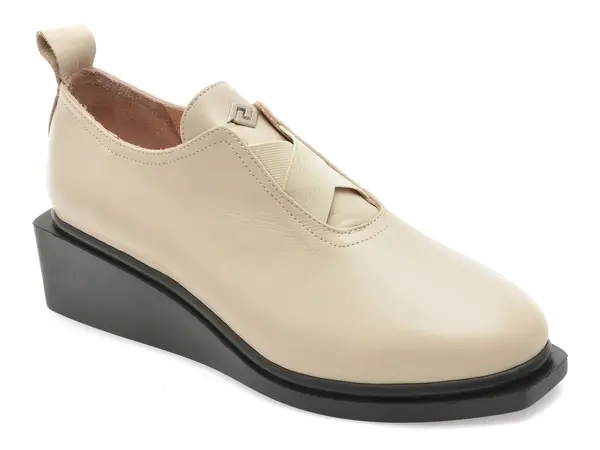 Pantofi GOLD DEER gri, 3892560, din piele naturala