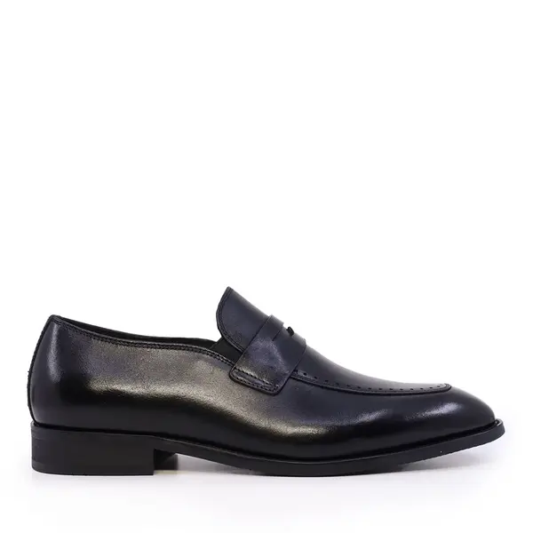 Pantofi loafers bărbați Luca di Gioia negri din piele 2931BP0811N