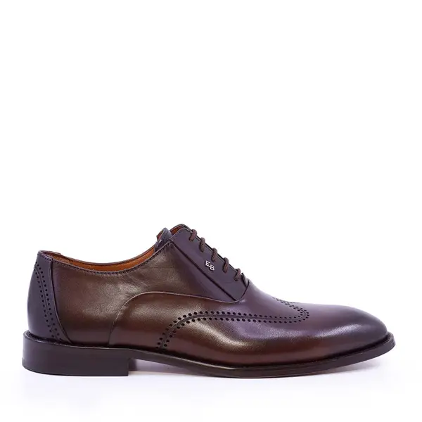Pantofi oxford bărbați Enzo Bertini maro din piele naturală 3689bp2381m