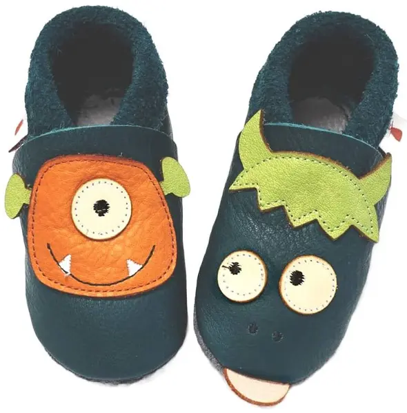 Pantofi pentru bebeluşi Baobaby - Classics, Monster, mărimea XL