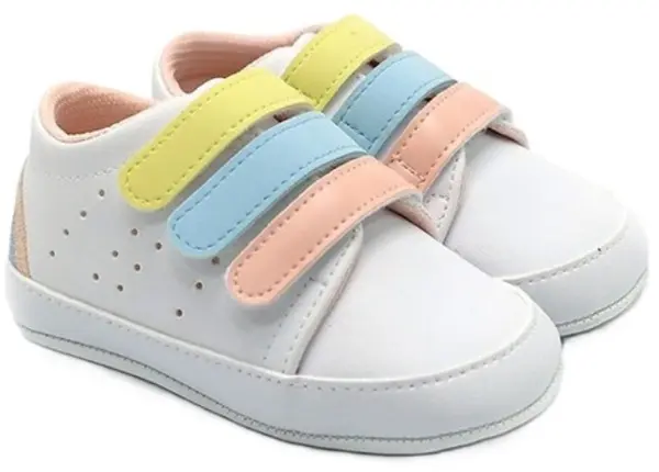 Pantofi pentru bebeluși Funny Baby - Rainbow, mărimea19, 11-15 luni, pantofi sport, albastru