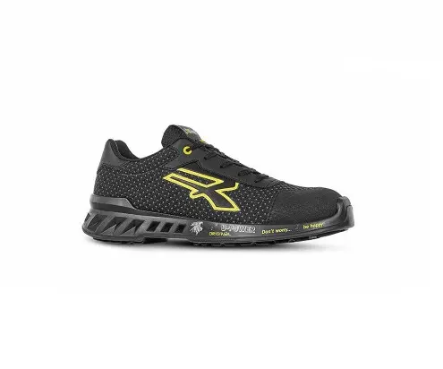 Pantofi protectie cu bombeu de aluminiu si lamela, S3 ESD SRC Matt U-Power, culoarea negru 40, NEGRU