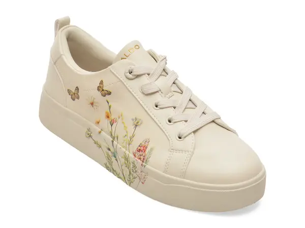 Pantofi sport ALDO albi, ODWILDFLOWERS 182, din piele ecologica