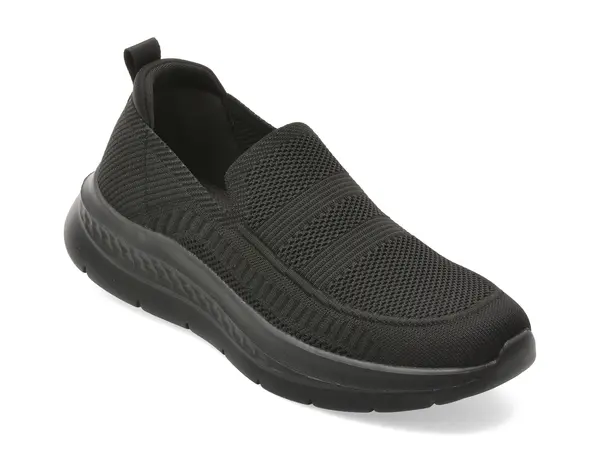Pantofi sport BITE THE BULLET negri, HCQ25, din material textil