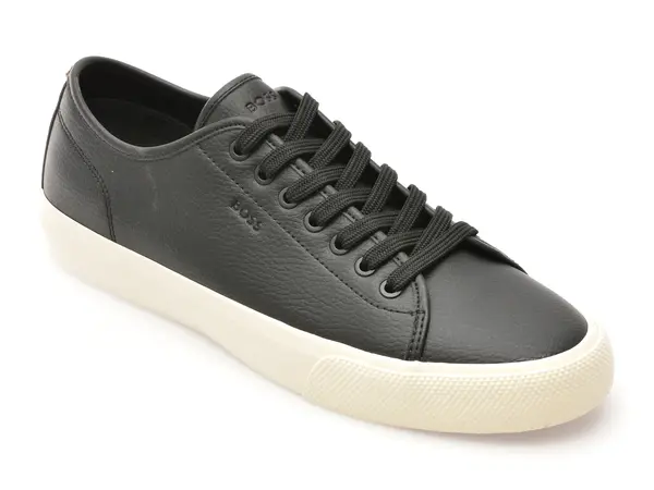 Pantofi sport BOSS negri, 7549, din piele ecologica