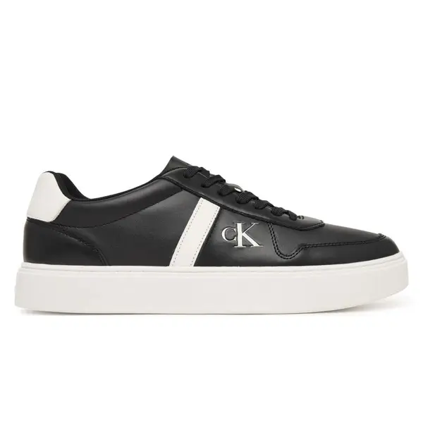 Pantofi sport Calvin Klein CLASSIC CUPS LACE LTH EMB TONGUE