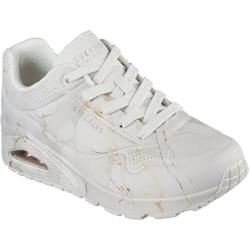 Pantofi sport femei Skechers Uno - Marbel Marvel 155584-OFWT