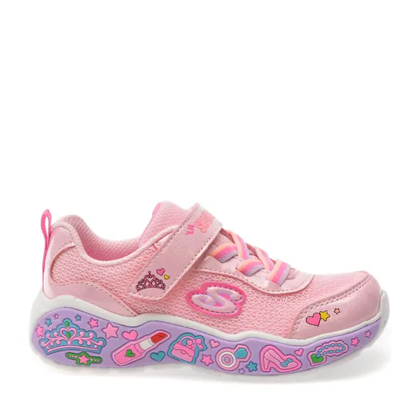 Pantofi sport fetițe Skechers Play Scene roz 1961FP303158NRO