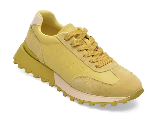 Pantofi sport FLAVIA PASSINI galbeni, 8509, din piele naturala