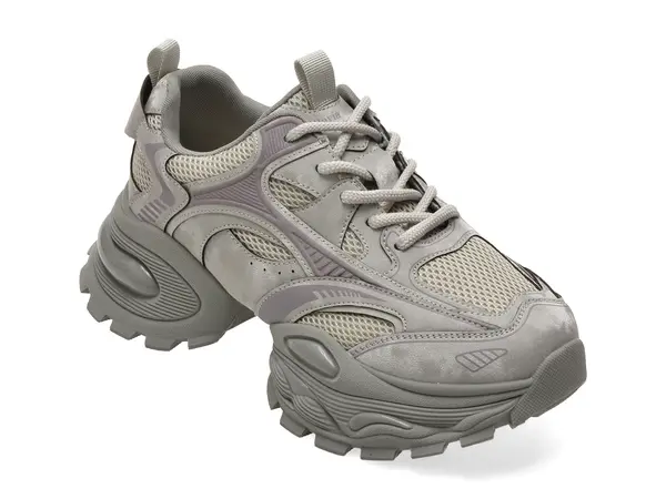 Pantofi sport FLAVIA PASSINI gri, 8819, din piele ecologica