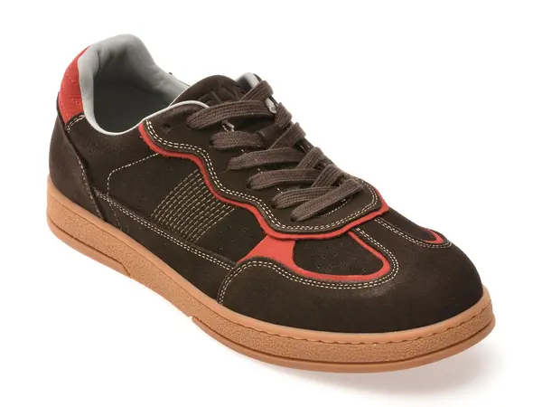 Pantofi sport FLAVIA PASSINI maro, 9715, din piele intoarsa