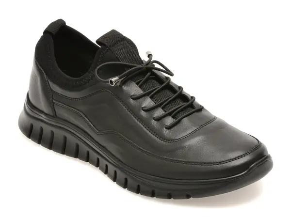 Pantofi sport FLAVIA PASSINI negri, EV2843, din piele naturala