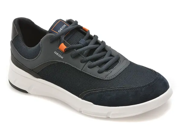 Pantofi sport GEOX bleumarin, U65N8A, din material textil