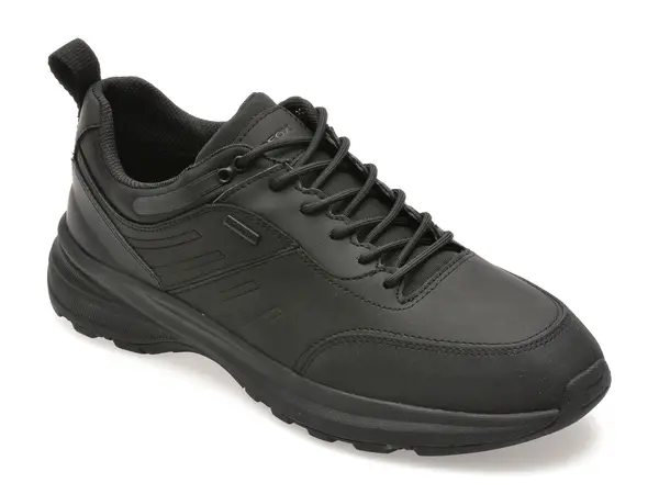 Pantofi sport GEOX negri, U56M2A, din piele ecologica