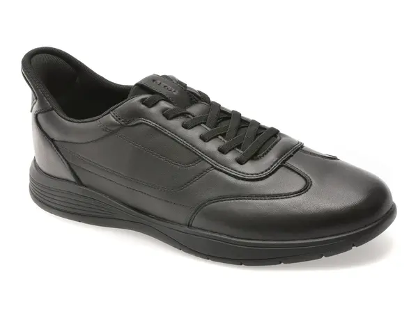 Pantofi sport GEOX negri, U65MWA, din piele naturala