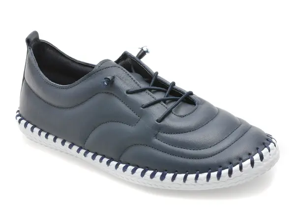 Pantofi sport GOLD DEER bleumarin, 2201620, din piele naturala