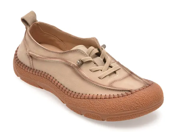 Pantofi sport GRYXX bej, WM06, din nabuc