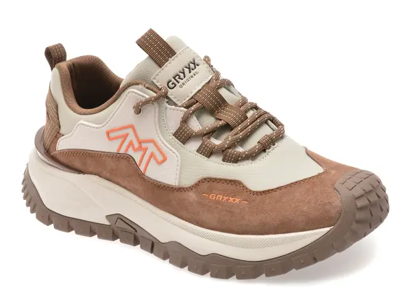 Pantofi sport GRYXX gri, 5901, din piele naturala
