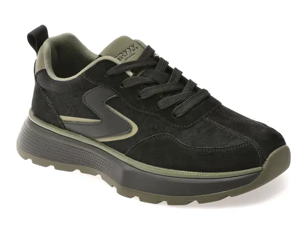 Pantofi sport GRYXX negri, 160723, din piele naturala
