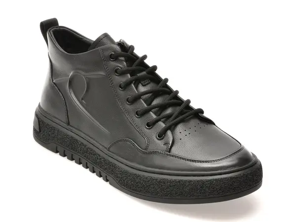 Pantofi sport GRYXX negri, 58381, din piele naturala