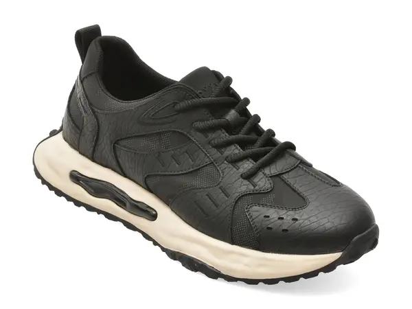 Pantofi sport GRYXX negri, 63515, din material textil