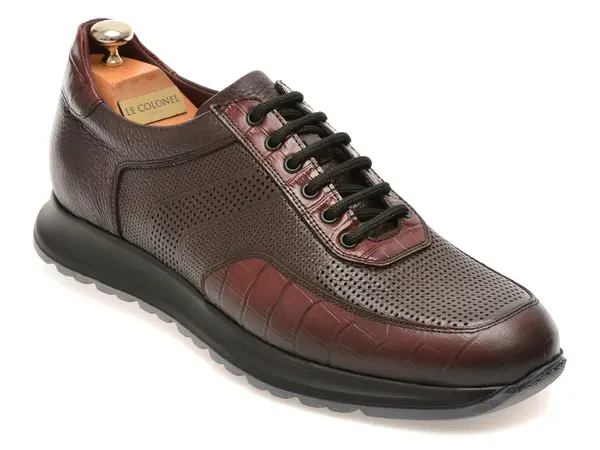 Pantofi sport LE COLONEL maro, 48904, din piele naturala