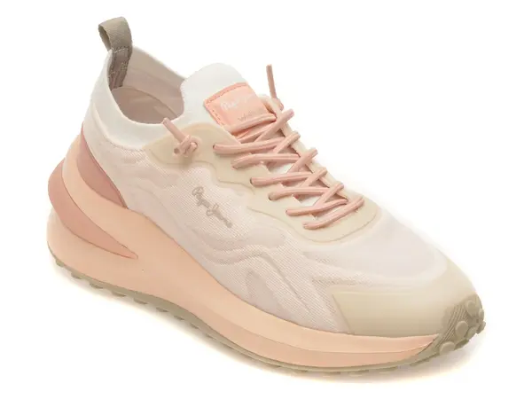 Pantofi sport PEPE JEANS roz, LS60052, din material textil
