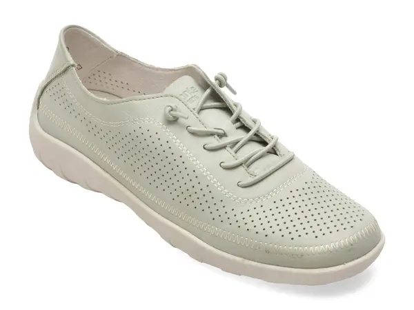Pantofi sport REMONTE verzi, R3521, din piele naturala