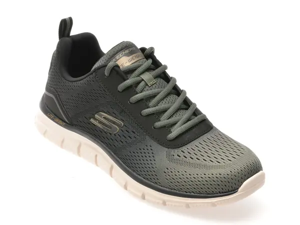 Pantofi sport SKECHERS kaki, TRACK, din material textil