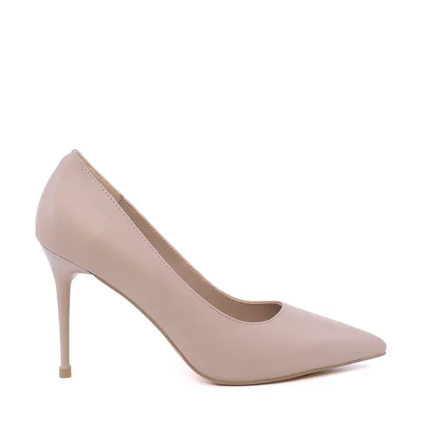 Pantofi stiletto femei Enzo Bertini taupe din piele naturală 1391DP9462TA