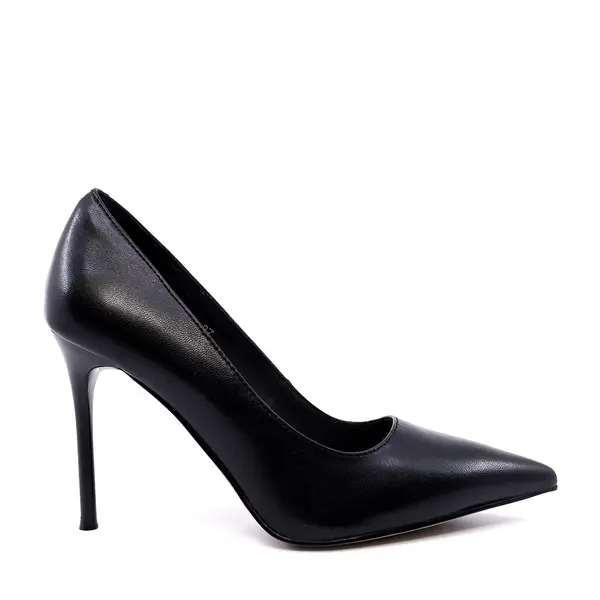 Pantofi stiletto femei Luca di Gioia negri din piele 1260dp7264n